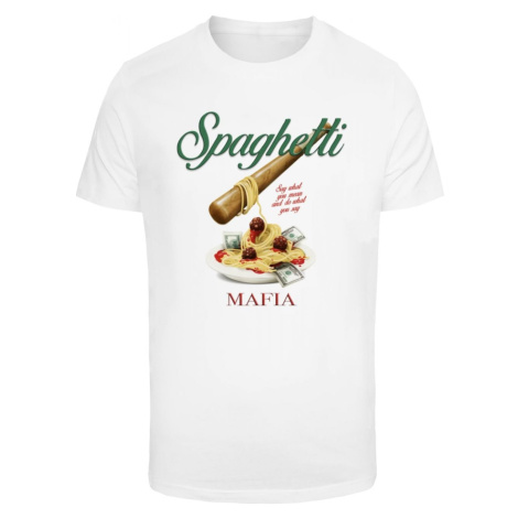 Men's T-shirt Spaghetti Mafia - white