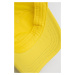 Detská čiapka Fila žltá farba, s nášivkou