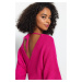 Trendyol Fuchsia Double Breasted Knitwear Sweater