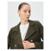 Koton Women's Khaki Coat