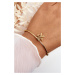 Women's Slip-on Steel Butterfly Bracelet, Gold