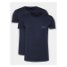 Emporio Armani Underwear 2-dielna súprava tričiek 111670 4R715 06236 Tmavomodrá Regular Fit