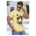 Madmext Men's Yellow T-Shirt 5061