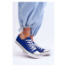 Classic women's low top sneakers Blue Vegas