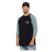 HORSEFEATHERS Tričko Hexagon II Raglan - black BLACK