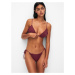 Pull&Bear Bikinové nohavičky  burgundská