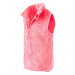 dievčenská chlpatá vesta so stojacím golierom, Pidilidi, PD1115-03, ružová - | 13let