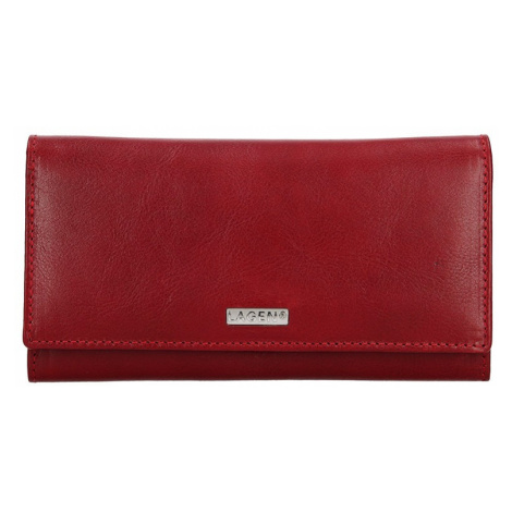 Dámska kožená peňaženka Lagen Alexia - červená