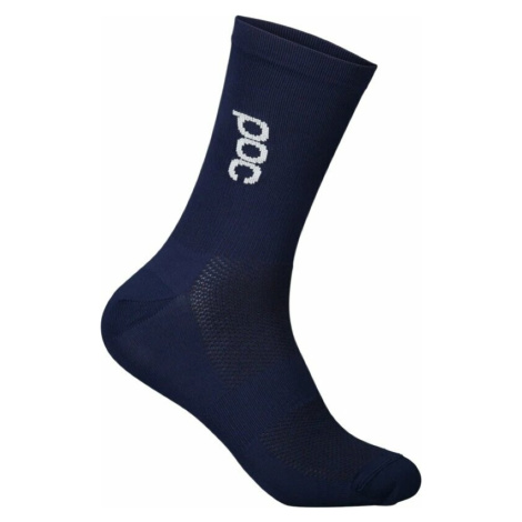 POC Soleus Lite Mid Sock Turmaline Navy L Cyklo ponožky