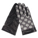 Karl Lagerfeld Prstové rukavice  sivá / čierna