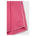 Detské bavlnené šortky United Colors of Benetton ružová farba, jednofarebné