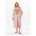Calvin Klein Vlnený kabát K20K205855 Ružová Regular Fit