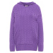 MYMO Oversize sveter  fialová
