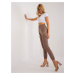 Brown women's cotton sweatpants