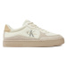 Calvin Klein Jeans Sneakersy Classic Cupsole Low Mix Mtl YM0YM01033 Écru