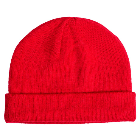 MSTRDS Short Cuff Knit Beanies Beanie - Red