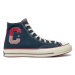 Converse Plátenky Chuck 70 High A07980C Tmavomodrá