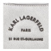 KARL LAGERFELD Kabelka 235W3126 Strieborná