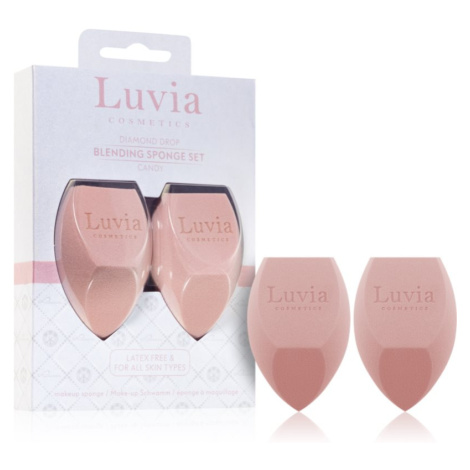 Luvia Cosmetics Diamond Drop Blending Sponge Set multifunkčná hubka na mejkap duo farba Elegance
