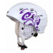 Grap Jr. lyžařská helma dětská barva: bílá s pruhem;obvod: 54-57