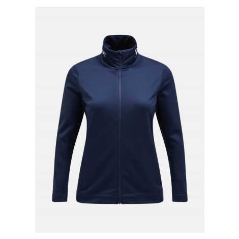 Mikina Peak Performance W Rider Tech Zip Jacket Blue Shadow