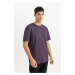 DEFACTO New Regular Fit Crew Neck Short Sleeve 100% Cotton Basic T-Shirt