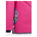Ružová dievčenská softshellová bunda s fleecem Unuo