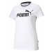 Puma AMPLIFIED GRAPHIC TEE Dámske tričko, biela, veľkosť