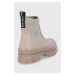 Topánky Chelsea MOA Concept dámske, priehľadná farba, na platforme