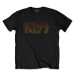 Kiss Tričko Vintage Classic Logo Unisex Black