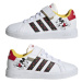 Dievčenská rekreačná obuv ADIDAS Grand Court Mickey cloud white core black better scarlet