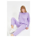 Trendyol Lilac Crew Collar Knitwear Bottom-Top Suit