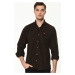 G715 DEWBERRY MEN'S SHIRT-BROWN