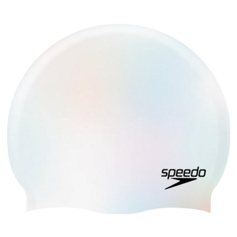 Speedo plain moulded silicone cap biela