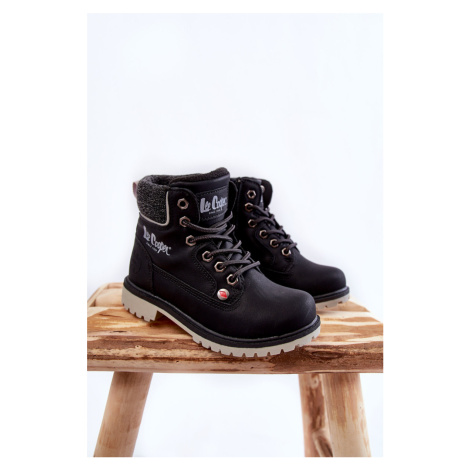 Black Girls' Ankle Boots Lee Cooper - Girls