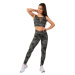 Women's leggings Nebbia EKO leggings "Breathe" mesh 400 camo green S