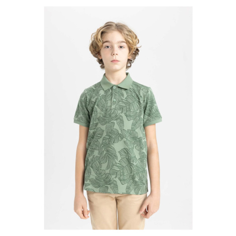 DEFACTO Boys Pique Short Sleeve Polo T-Shirt