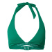 Tommy Hilfiger Underwear Bikinový top  zelená / biela