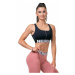 Nebbia Smart Zip Front Sports Bra Black Fitness bielizeň