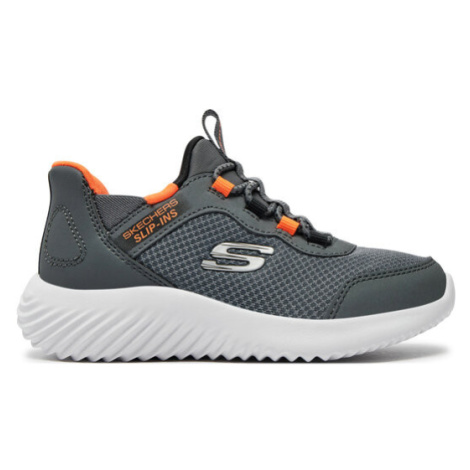 Skechers Sneakersy Bounder-Brisk-Burst 403822L/CCOR Sivá