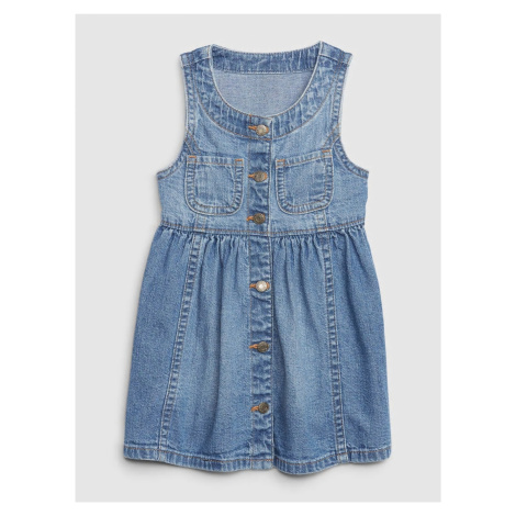 Modré dievčenské rifľové šaty GAP