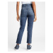 Modré dámské džíny high rise cigarette jeans GAP