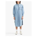 Levi&#39;s Light Blue Levi&#39;s® Osteria Du Denim Shirt Midi Dress - Women&#39;s