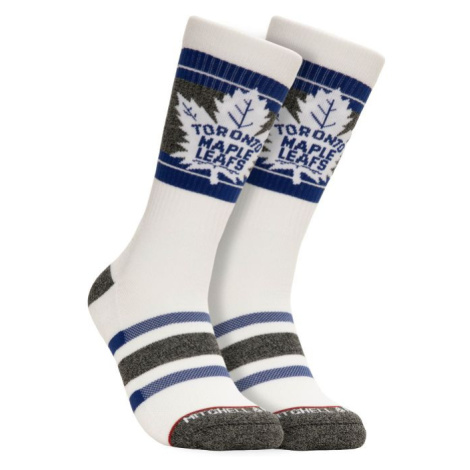Toronto Maple Leafs ponožky NHL Cross Bar Crew Socks Mitchell & Ness