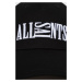Bavlnená čiapka AllSaints čierna farba, s nášivkou