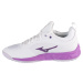 Bielo-fialové dámske sálové tenisky Mizuno Wave Luminous 3 V1GC242035