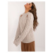 Beige women's sweater