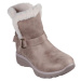 Dámske členkové zimné topánky SKECHERS Easy Going Dreamer dark taupe