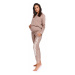Béžové tehotenské teplákové nohavice SPO4238