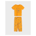 Sinsay - Pyžamo s potlačou - Oranžová
